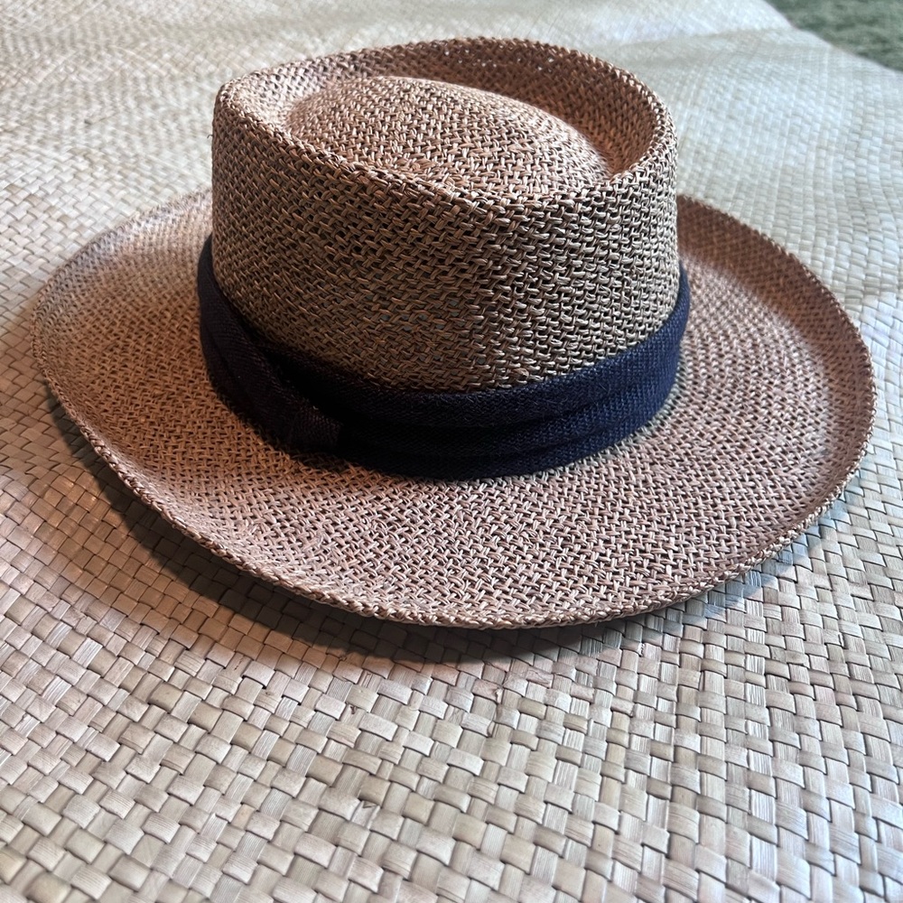 Vintage Summer Club Straw Hat with Black Band | Australia